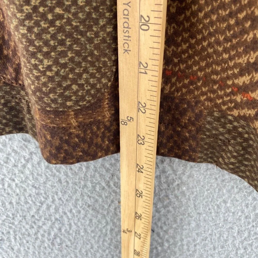 Lauren Ralph Lauren Jacket Womens Large Brown Mix Pattern Shawl Lapel Coatigan - Picture 8 of 9